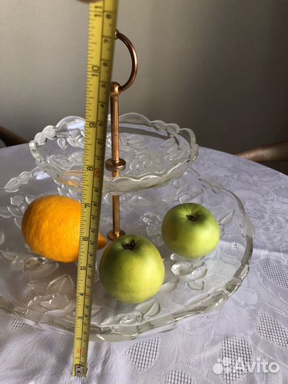 Этажерка для фруктов 2-х ярусная на стол