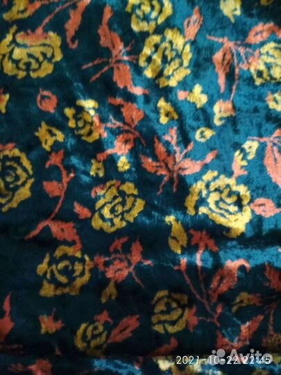 Ткань СССР бархат, плюш