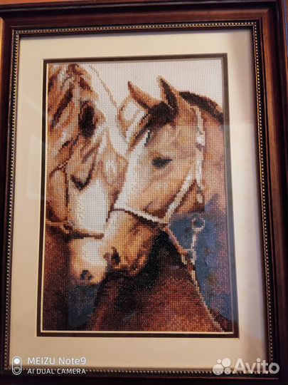 Картина вышитая крестом