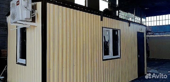 Бытовки утеплённые 6x2.4