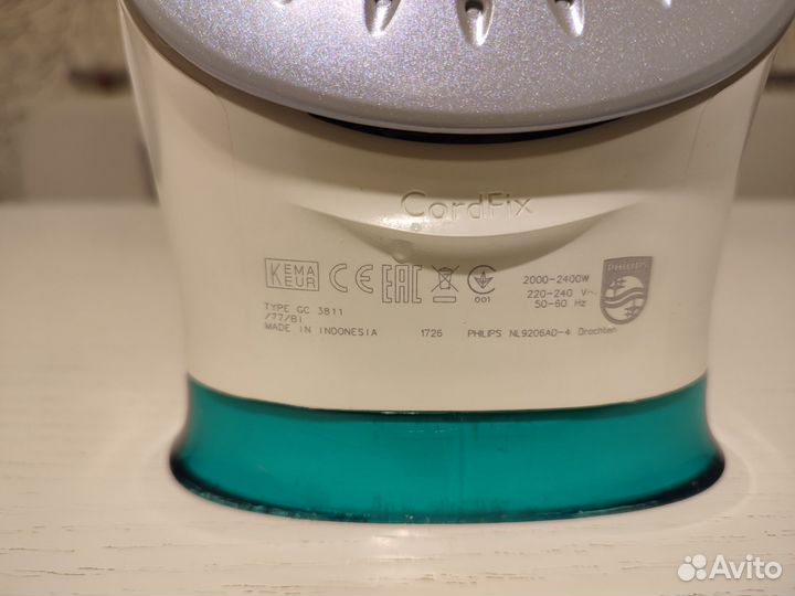 Утюг philips azur performer