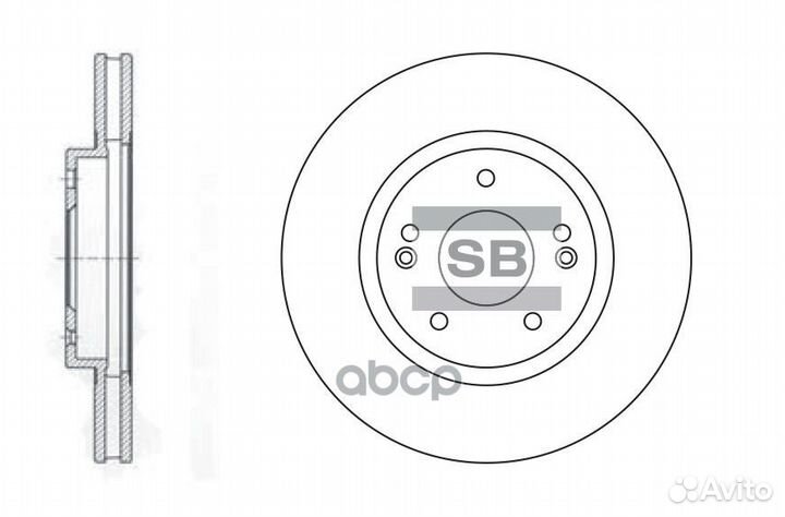 Диск тормозной Hyundai Sante Fe/Trajet 2.4/2.7