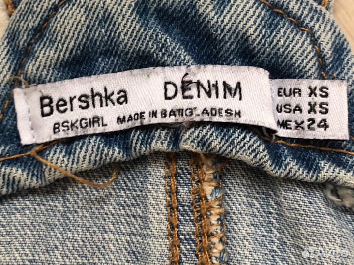 Джинсовый комбинезон Bershka