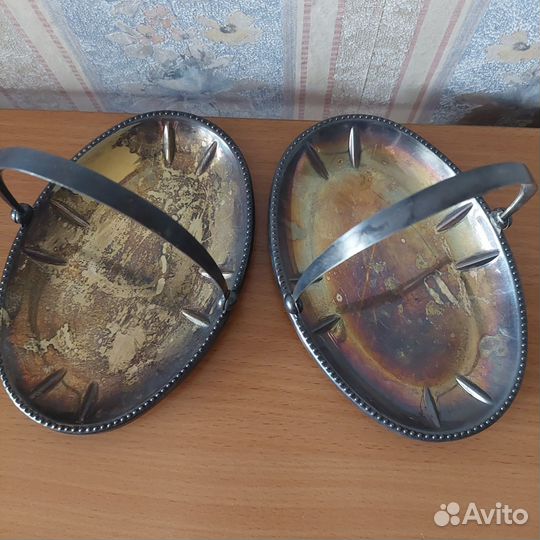 Посуда СССР (мельхиор хрусталь красное стекло)