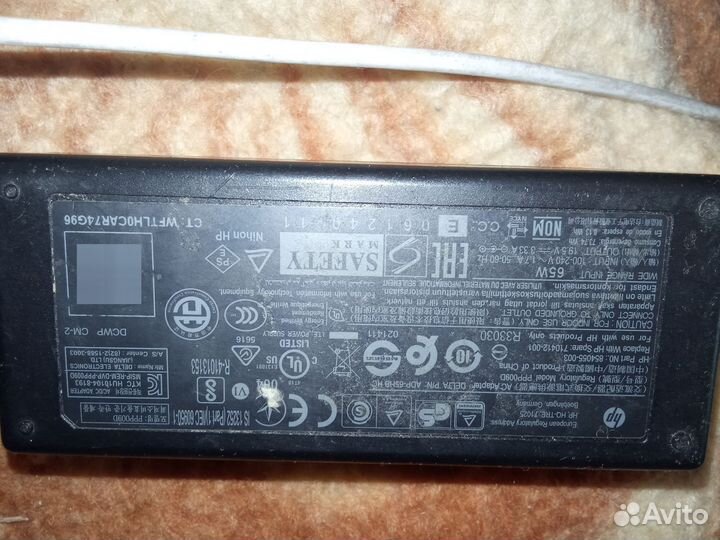 Блок питания для ноутбука hp 19.5v