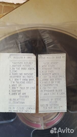 Магнитная лента катушки с записью