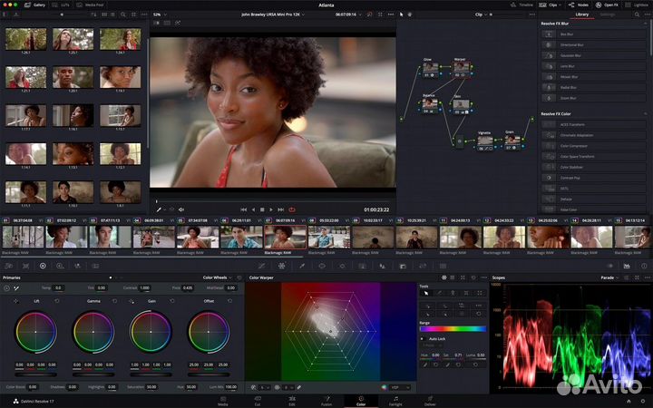 DaVinci Resolve Studio лицензия бессрочно Win Mac