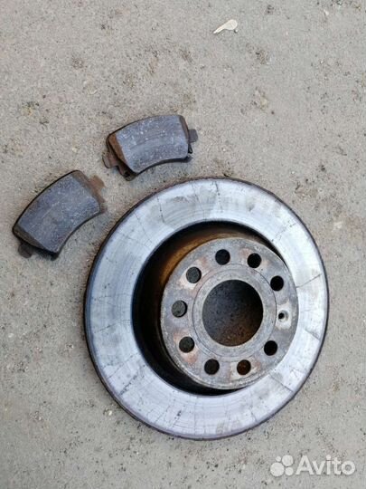 Задние тормозные диски и колодки VAG