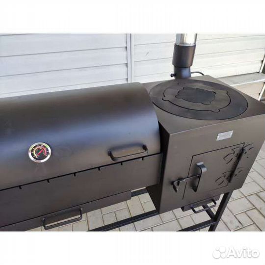Барбекю гриль мангал печь под казан 4 в 1
