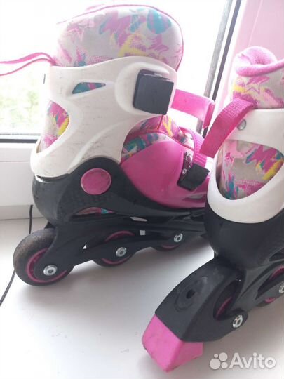 Роликовые коньки детские раздвижные
