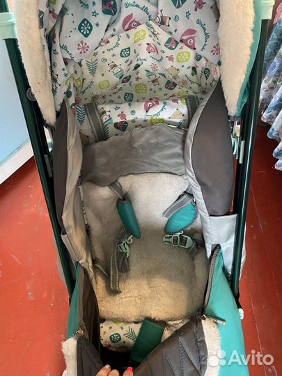 Санки коляска nika