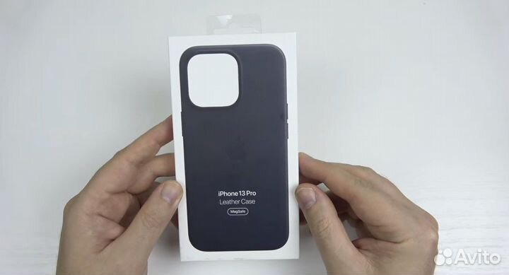 Чехол на iPhone 13 pro кожаный