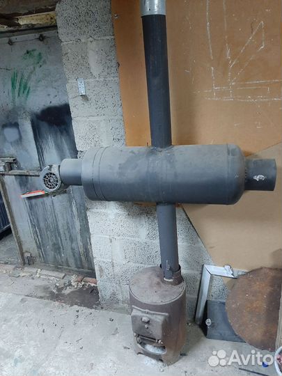 Буржуйка с теплообменником