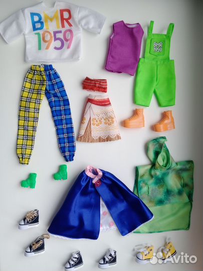 Одежда+обувь для куклы Barbie, лот