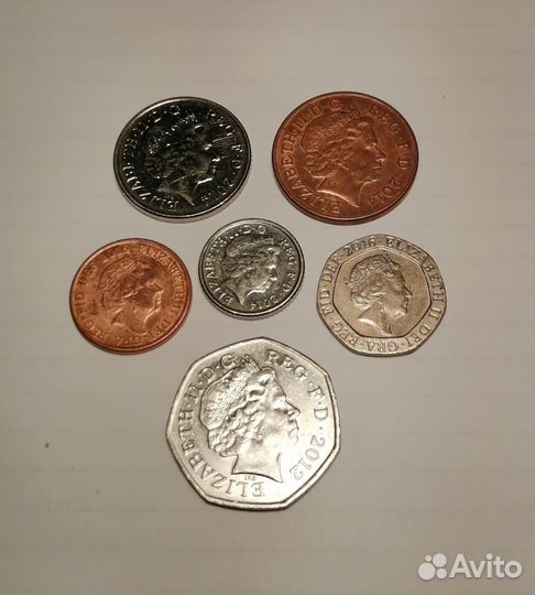 Набор монет Англии 