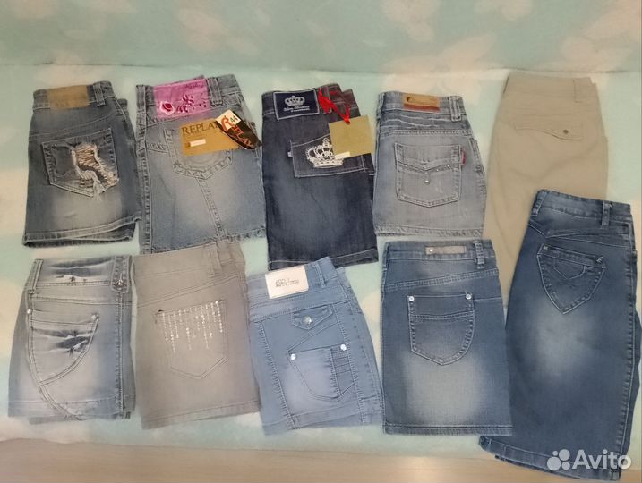 Юбки молодежные,джинса 42,44для девушки