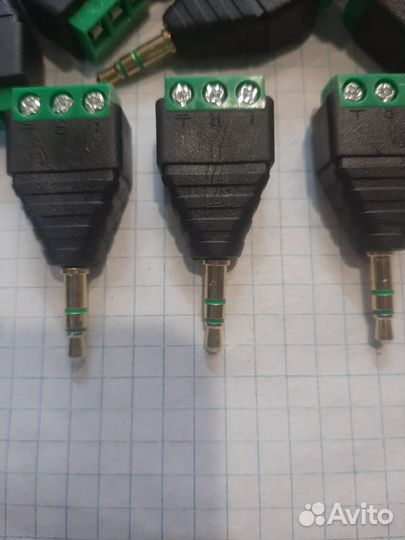 Штекер 3,5стерео без пайки