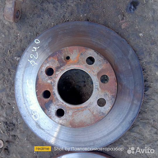 Тормозной диск передний Opel Corsa C Z12XEP 2006