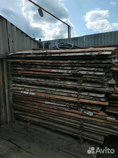 Доска хвоя, берёза