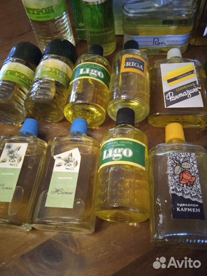 Винтажный одеколон СССР Шипр,Саша,Рига,Русский лес