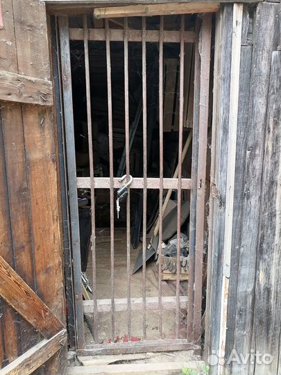 Дверь-решетка металлическая с коробкой