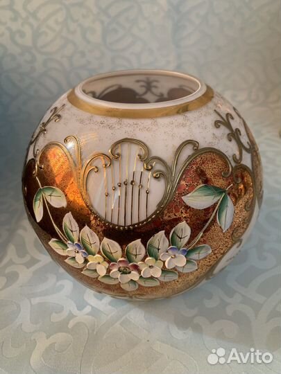 Вазы богемия лепка Чехия