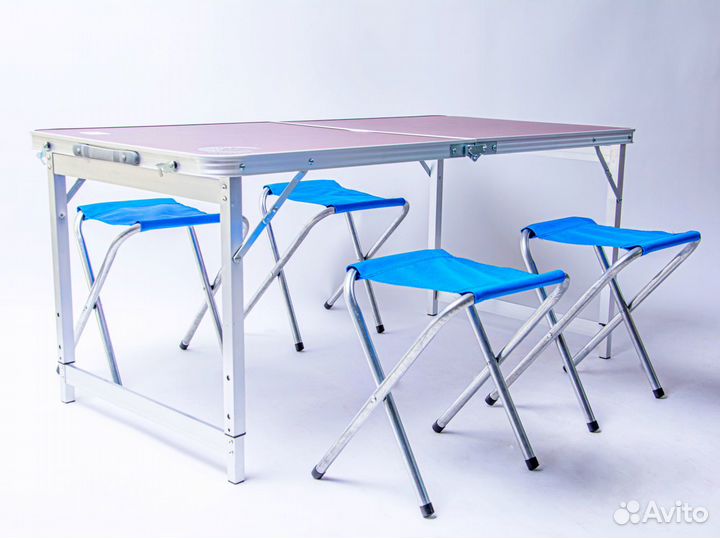 Набор раскладной мебели для дачи, пикника 120*60см