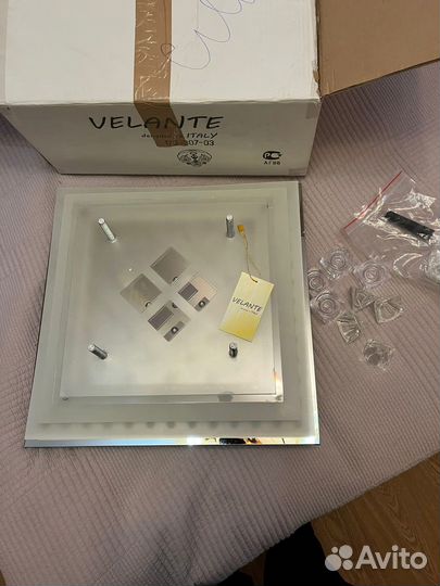 Потолочный светильник люстра новая, Италия