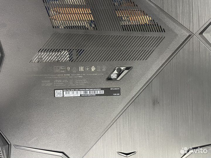 MSI IntelCore I5-12400/16 Ram/RTX3050/512 SSD