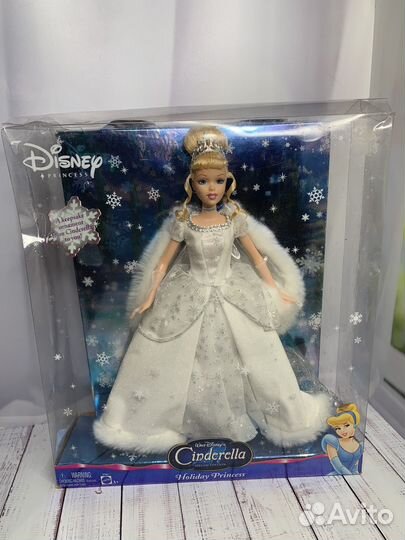 Holiday princess Cinderella Disney mattel 2004