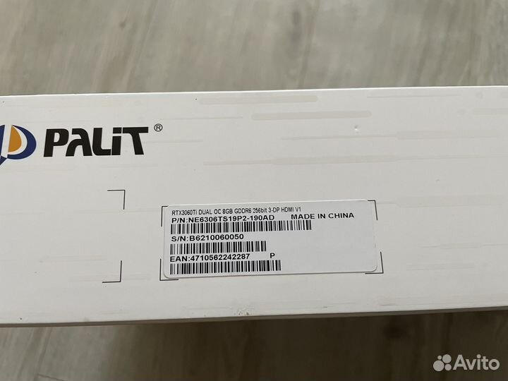 Видеокарта RTX 3060ti Palit