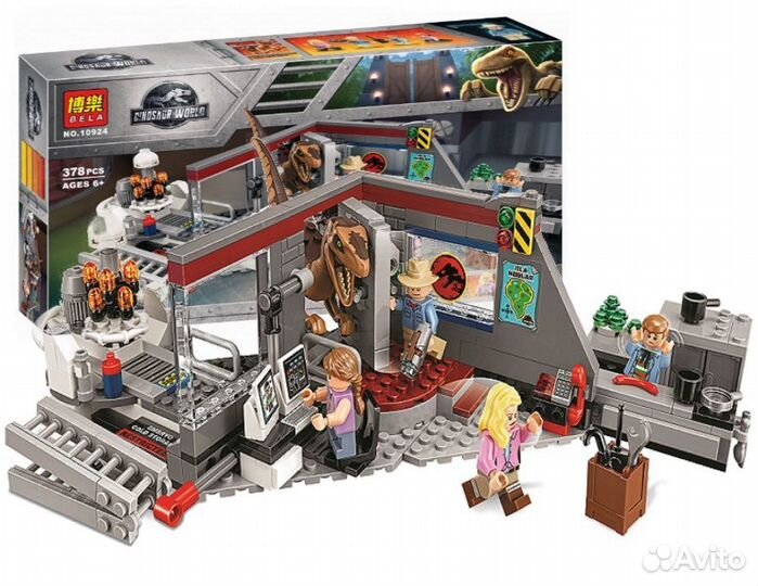 Конструктор Dinosaur World Охота на Рапторов