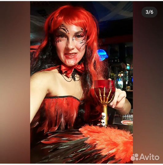 Костюм дьяволицы Halloween хеллоуин