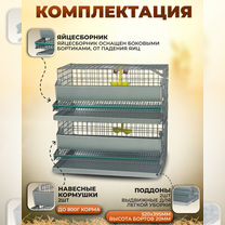 Клетка для перепелов на 30 голов 2 яруса (кп-30-2Я, Солнечногорск