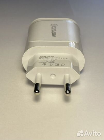 Адаптер / Блок питания 18w быстрая зарядка 2в1