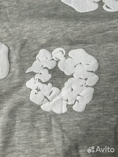 Худи denim tears серая