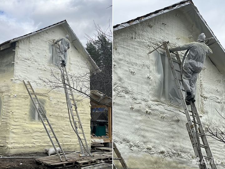 Утепление частных, жилых домов (фасады, стены)