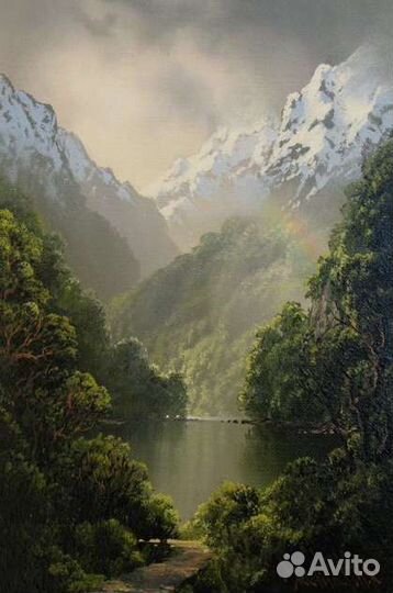 Картины на выбор Природа лес озеро