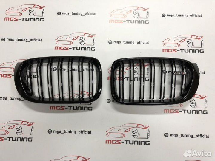 Решетка BMW Х4 f26 стиль Х4 М черный глянец + Х4 М