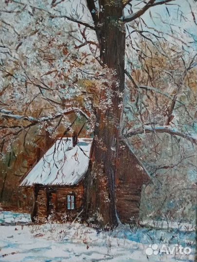 Картина маслом на холсте пейзаж