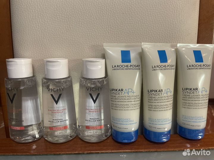 Мицелярка Vichy и гель La Roche Lipikar новые