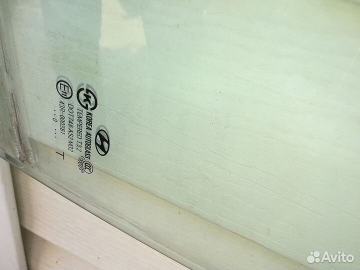 Стекло двери задней левой Elantra j4