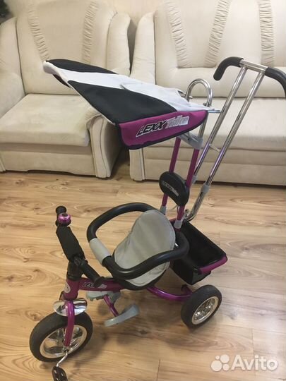 Детский велосипед б/у с ручкой