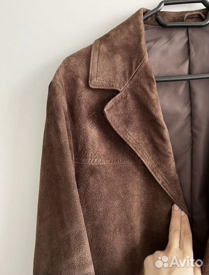 Пиджак замшевый винтажный