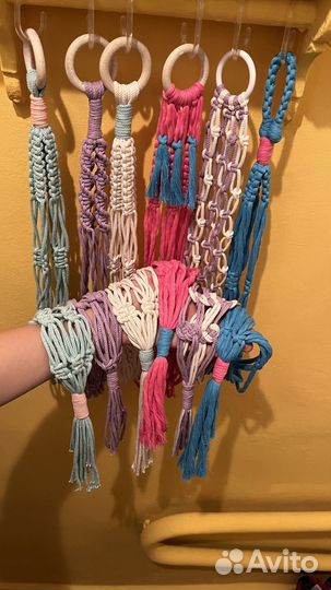 Подвес для кашпо макраме