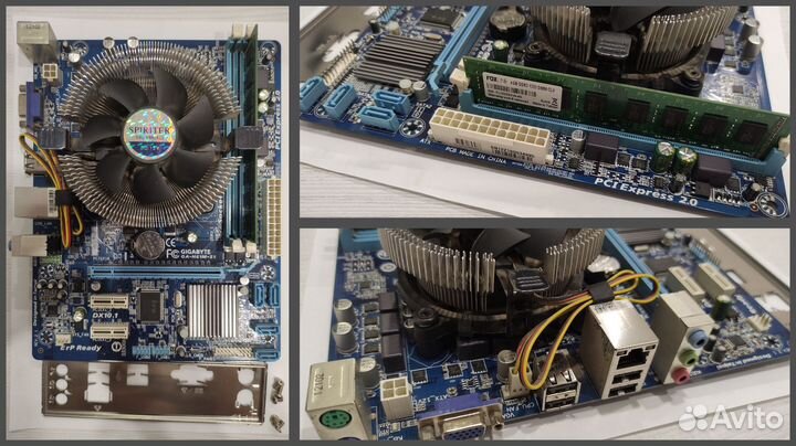 Комплект материнская плата/процессор/кулер/память