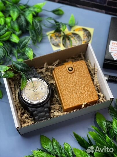 Подарок для мужчин / Часы / Портмоне / Мыло