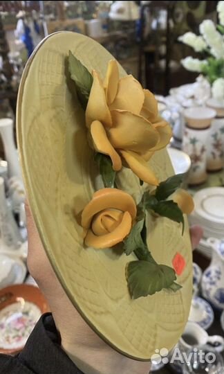 Настенная тарелка «Английская Роза»