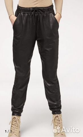 Брюки calzedonia кожаные