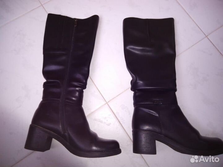 Сапоги зимние женские 39 б/у